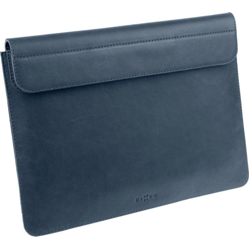 Leder-Schutzhülle Fixed Oxford für Apple MacBook Air 15.3" M4 / M3 / M2, Dunkelblau