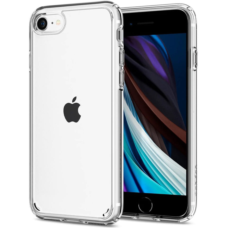 Schutzhülle Spigen Crystal Hybrid iPhone SE 2020 8/7 transparent