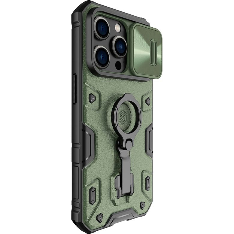Schutzhülle Nillkin CamShield Armor Case für iPhone 14 Pro, Grün