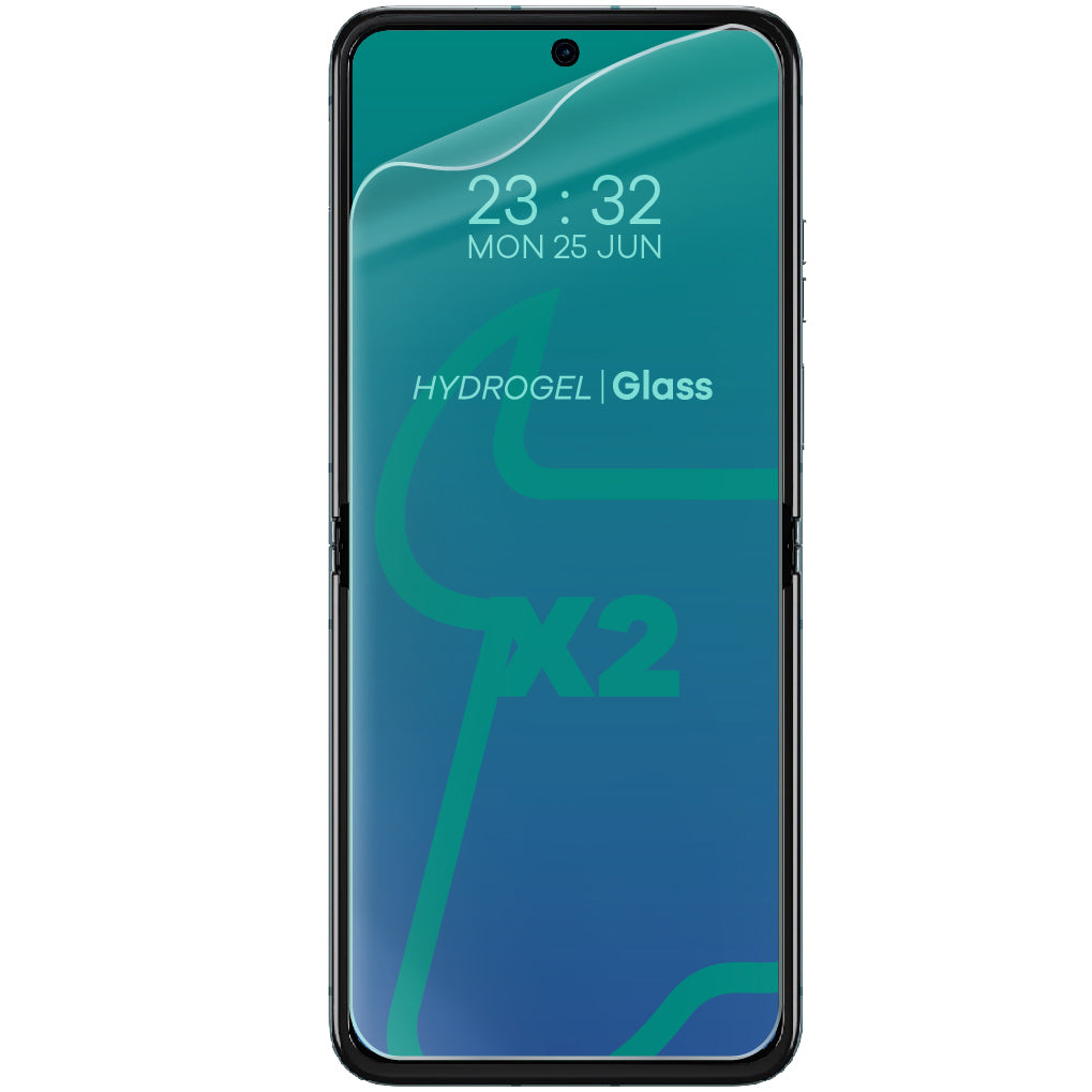 Hydrogel Folie für Display und Rückseite Bizon Glass Hydrogel, Motorola Razr 40 Ultra, 3 Stück