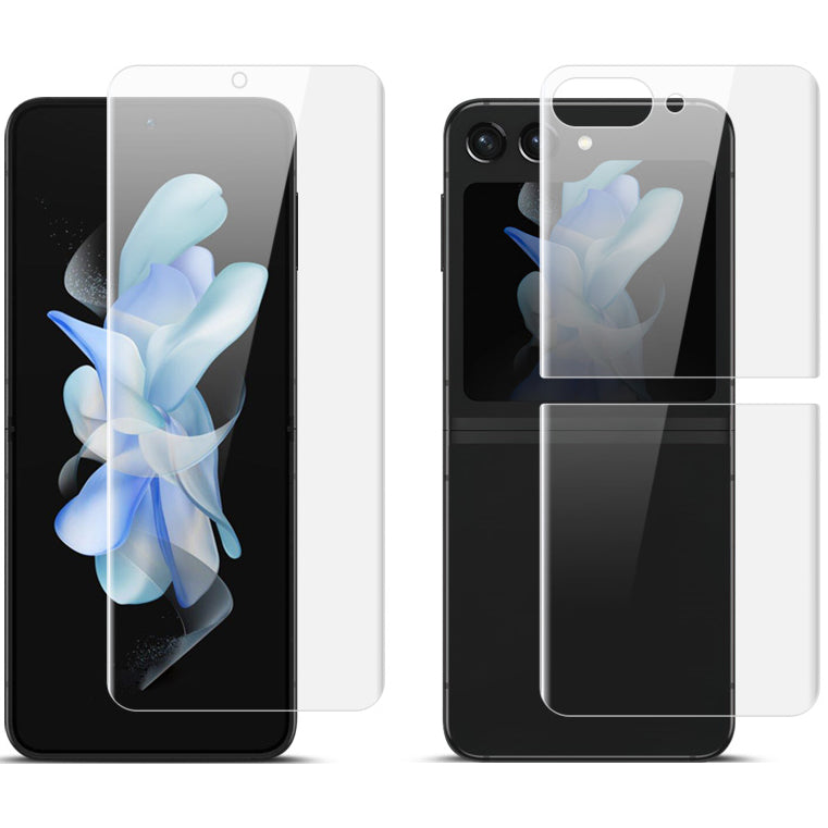 Hydrogel Folie für Display und Rückseite Bizon Glass Hydrogel, Galaxy Z Flip5, 2 Stück