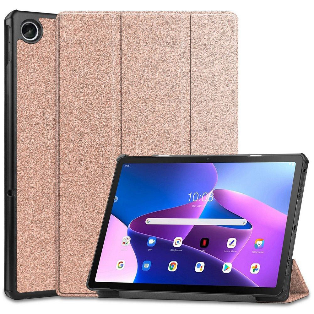 Schutzhülle Tech Protect Smartcase für Lenovo Tab M10 Plus 10.6 gen. 3, Rosegold