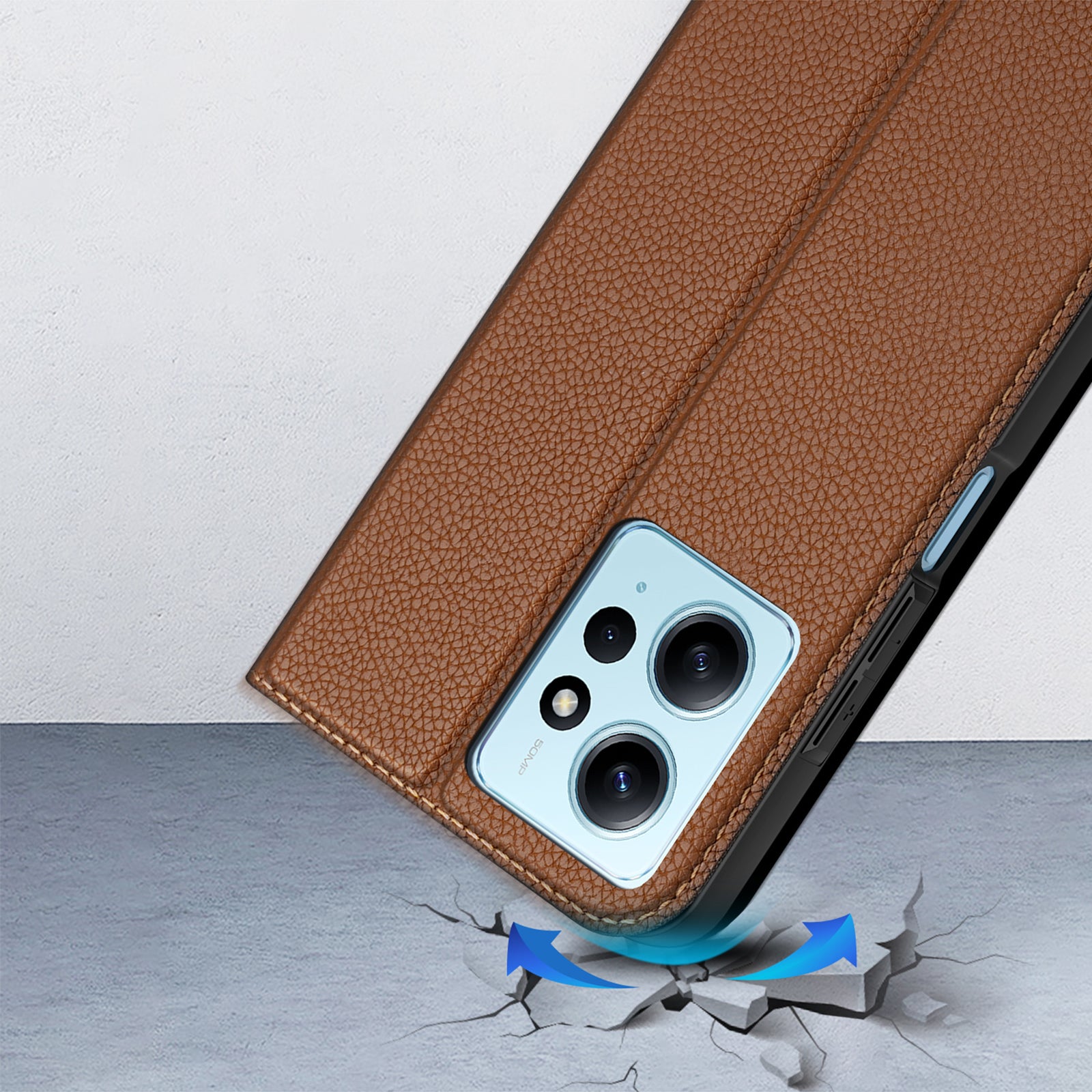Schutzhülle Dux Ducis Skin X2 für Xiaomi Redmi Note 12 4G, Braun