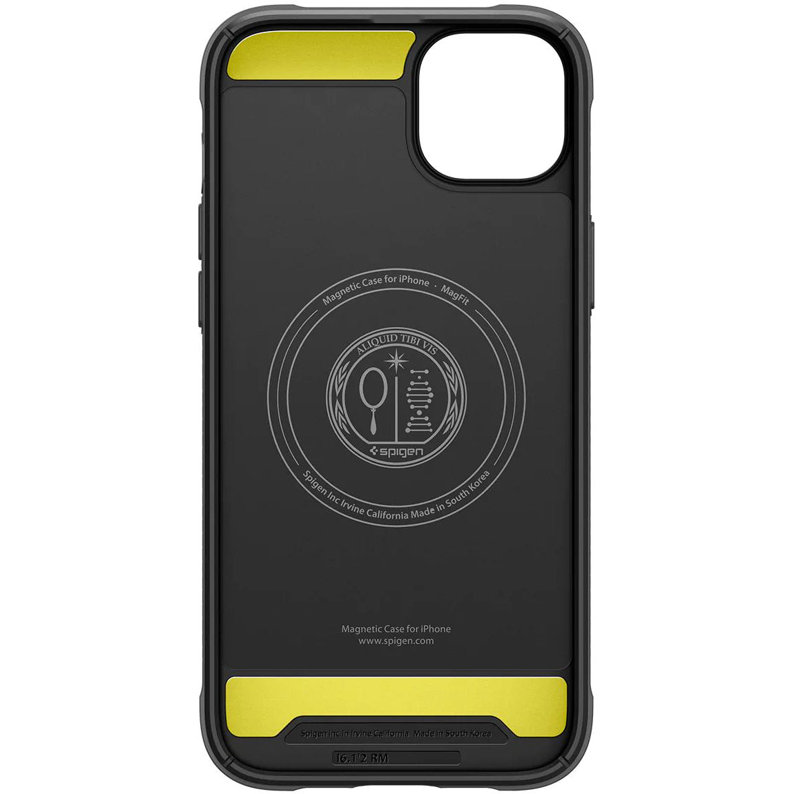 Schutzhülle Spigen Rugged Armor Mag mit MagSafe für iPhone 14, mattes Schwarz