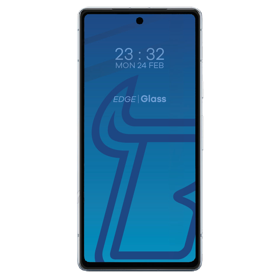 Gehärtetes Glas Bizon Glass Edge 2 für Pixel 7A, schwarz