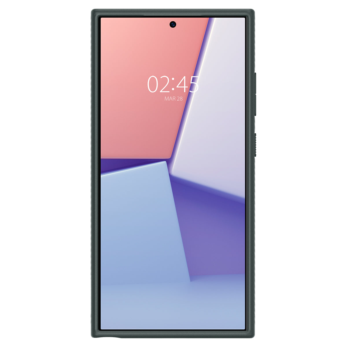 Schutzhülle für Galaxy S24 Ultra, Spigen Liquid Air, Grün