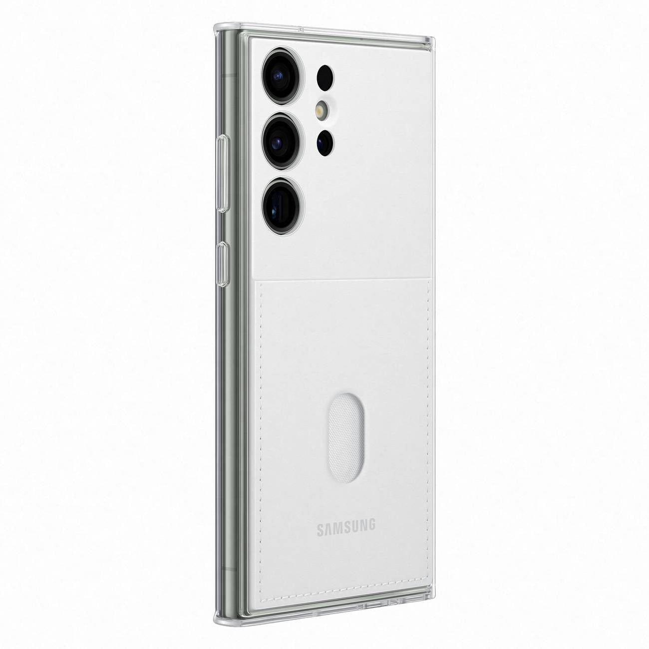 Schutzhülle Samsung Frame Case für Galaxy S23 Ultra, weiss