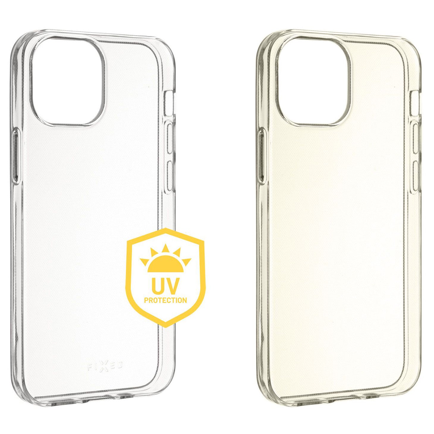 Schutzhülle Fixed Slim AntiUV für iPhone 13 Mini, transparent