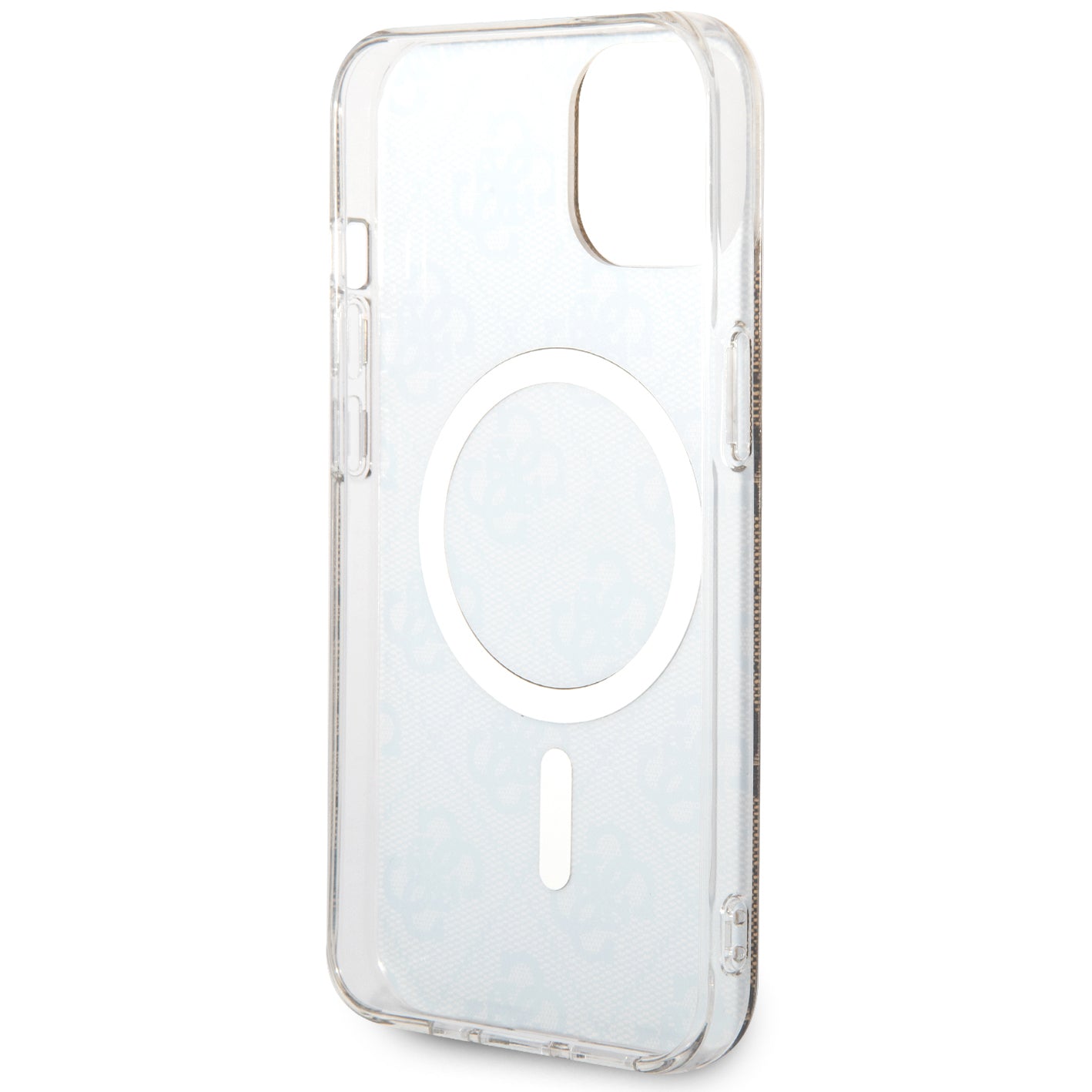 Guess Hardcase 4G MagSafe Tasche für iPhone 14 Plus, braun