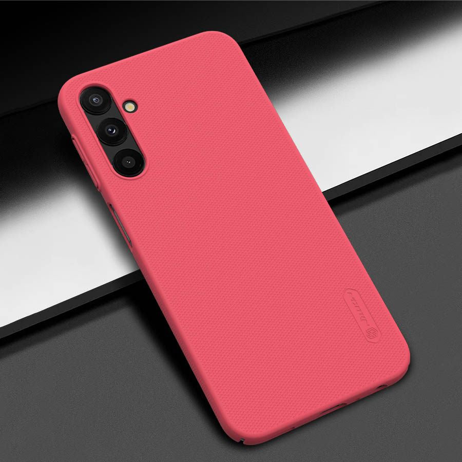 Schutzhülle Nillkin Super Frosted Shield für Galaxy A24 4G, Rot