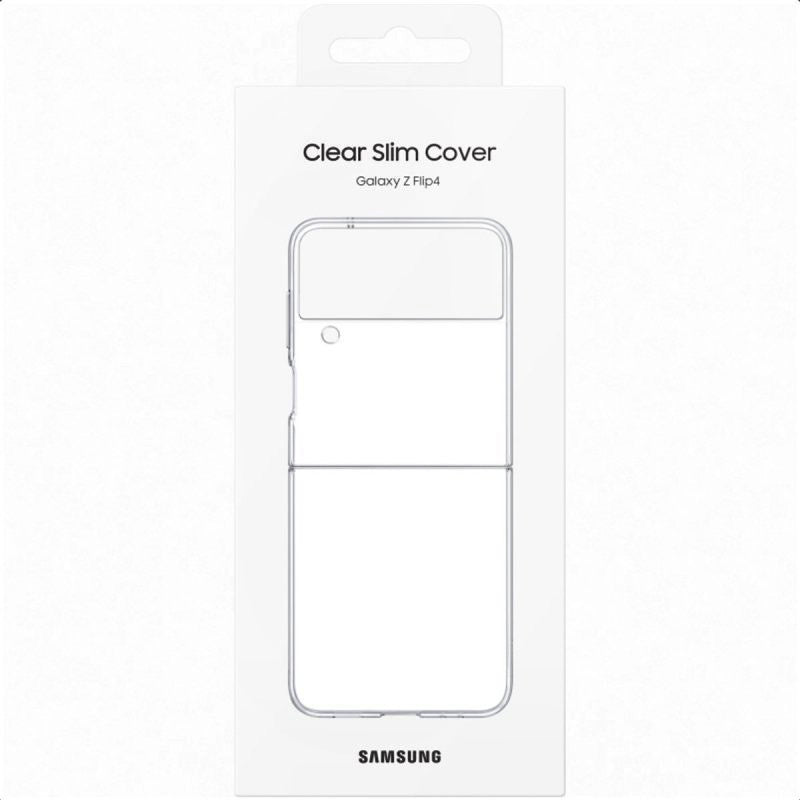 Schutzhülle Samsung Clear Slim Cover für Galaxy Z Flip4, Transparent