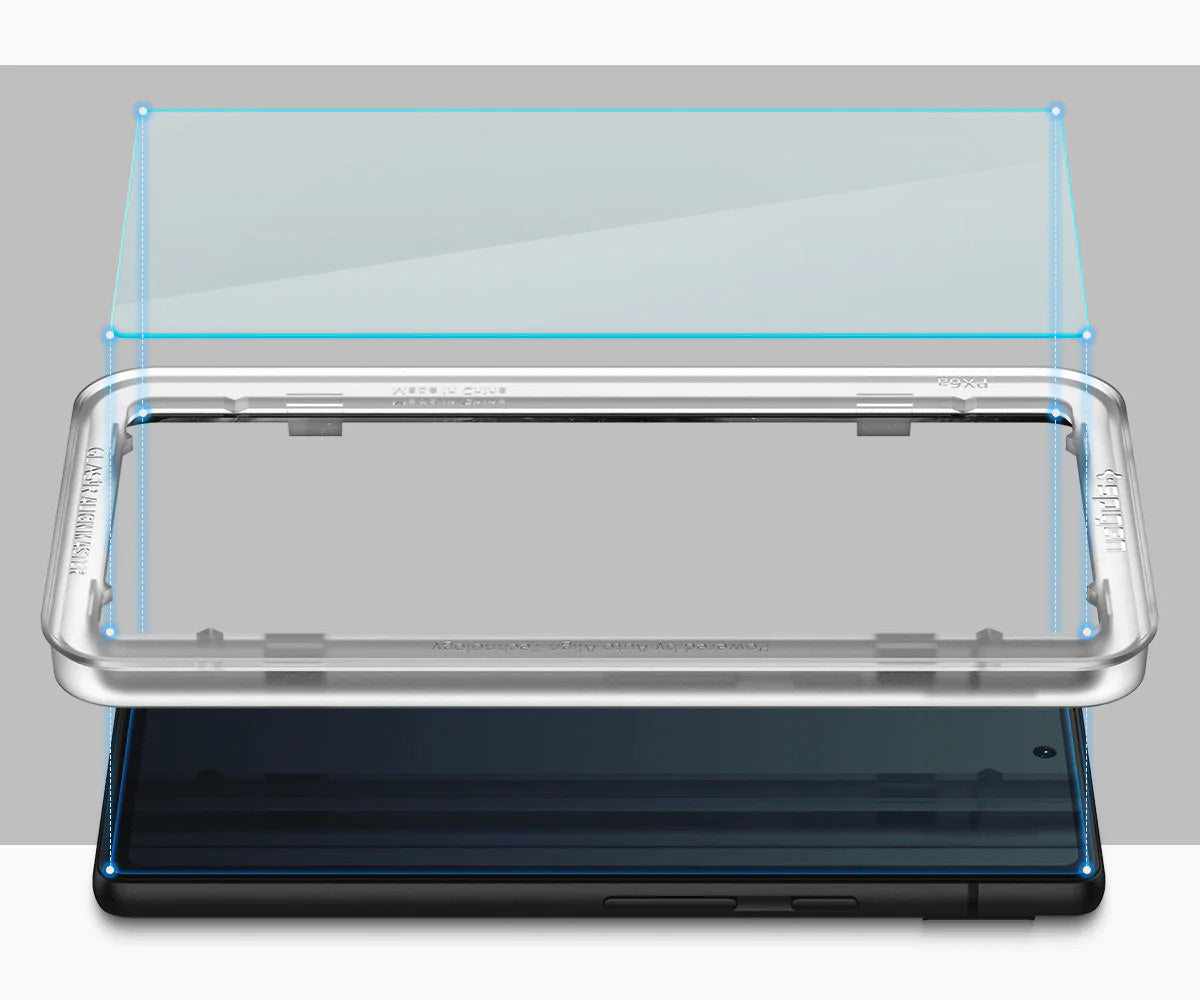 Glas für die Schutzhülle Spigen Glas.tR Slim AM 2-Pack für Pixel 6A
