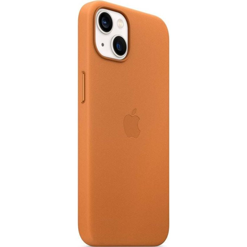 Schutzhülle Apple Leather Case MagSafe für iPhone 13 Mini, Hellbraun