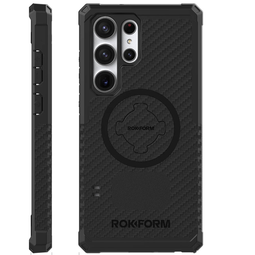 Schutzhülle Rokform Rugged für Galaxy S23 Ultra, Schwarz