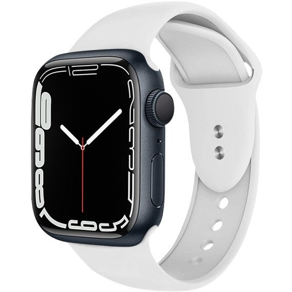 Armband Crong Sport Liquid Band für Apple Watch 49/46/45/44 mm, Weiß