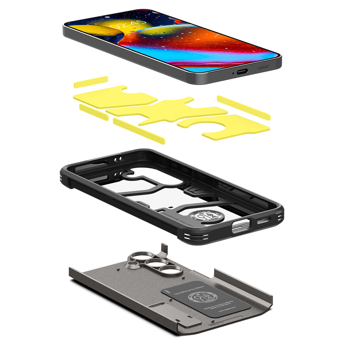 Schutzhülle für Galaxy S24, Spigen Tough Armor, Rotguss