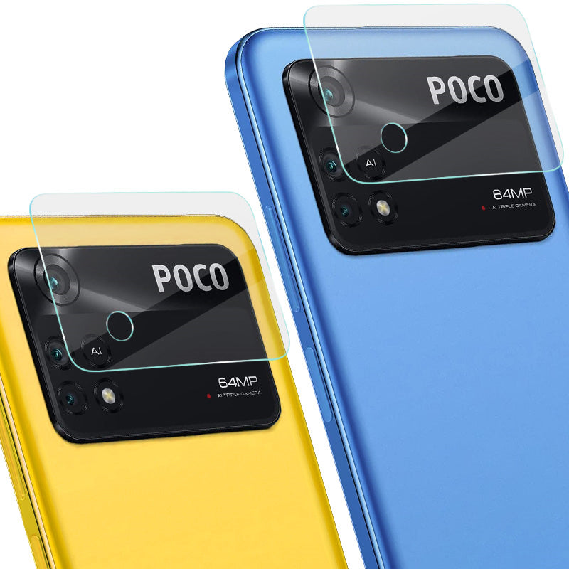 Gehärtetes Glas für die Kamera Bizon Glass Lens für Xiaomi Poco M4 Pro 4G, 2 Stück