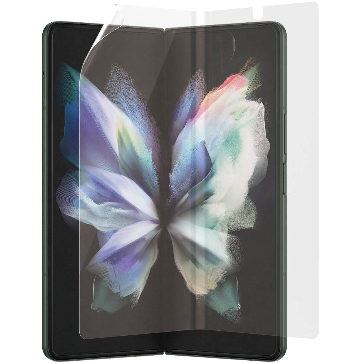 Set aus Folie PanzerGlass Ultra-Wide Fit TPU und gehärtetem Glas Classic Fit Glass für Galaxy Z Fold4