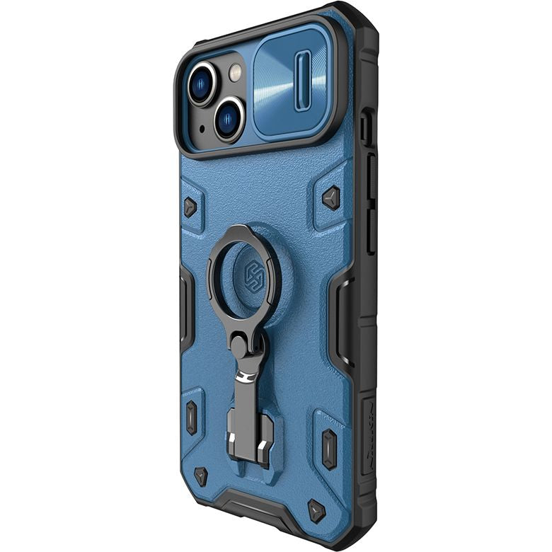 Schutzhülle Nillkin CamShield Armor Case für iPhone 14 Plus, Blau