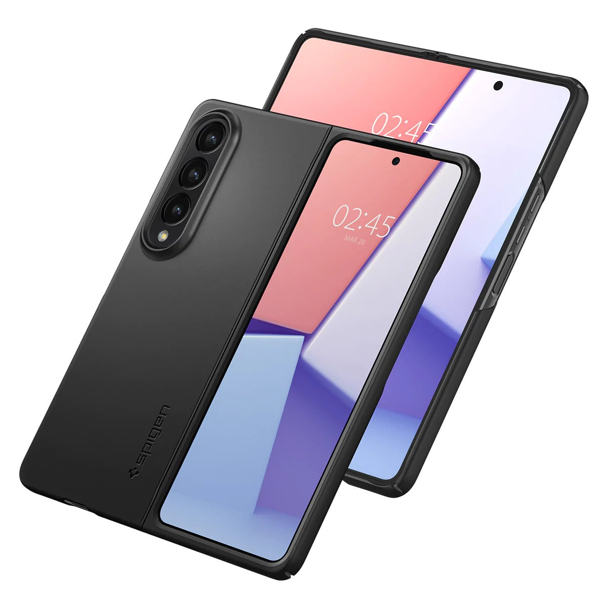 Schutzhülle Spigen Air Skin für Galaxy Z Fold4, Schwarz