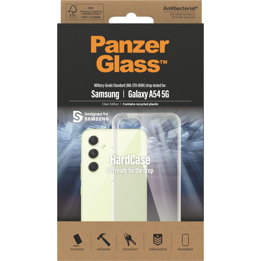 Schutzhülle PanzerGlass HardCase für Galaxy A54 5G, Transparent