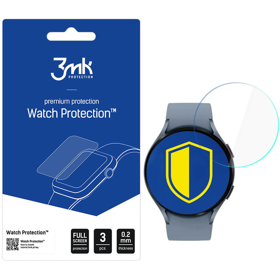 Hybridglas 3mk Watch Protection für Galaxy Watch 5 44 mm, 3 Stück