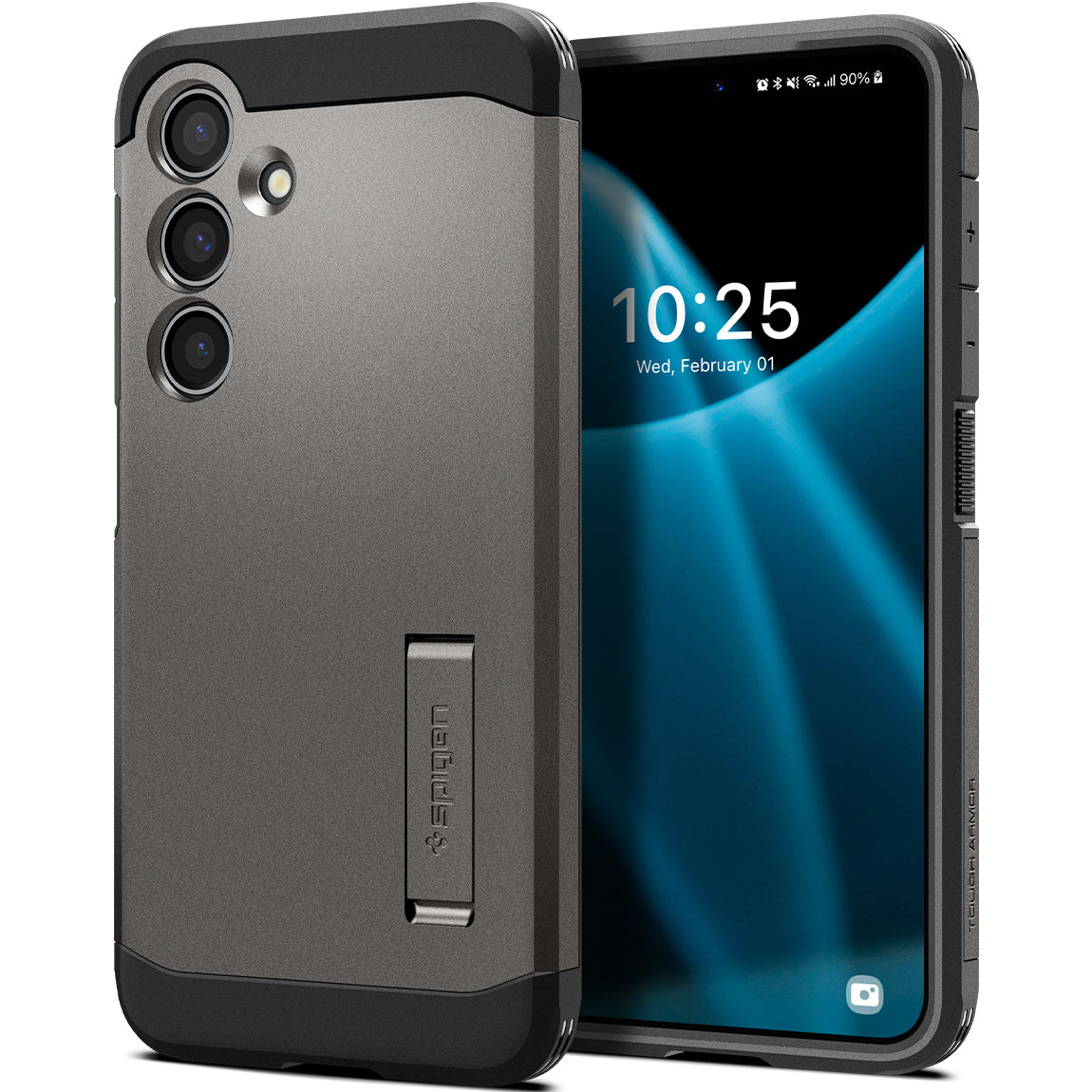 Schutzhülle für Galaxy S24, Spigen Tough Armor, Rotguss