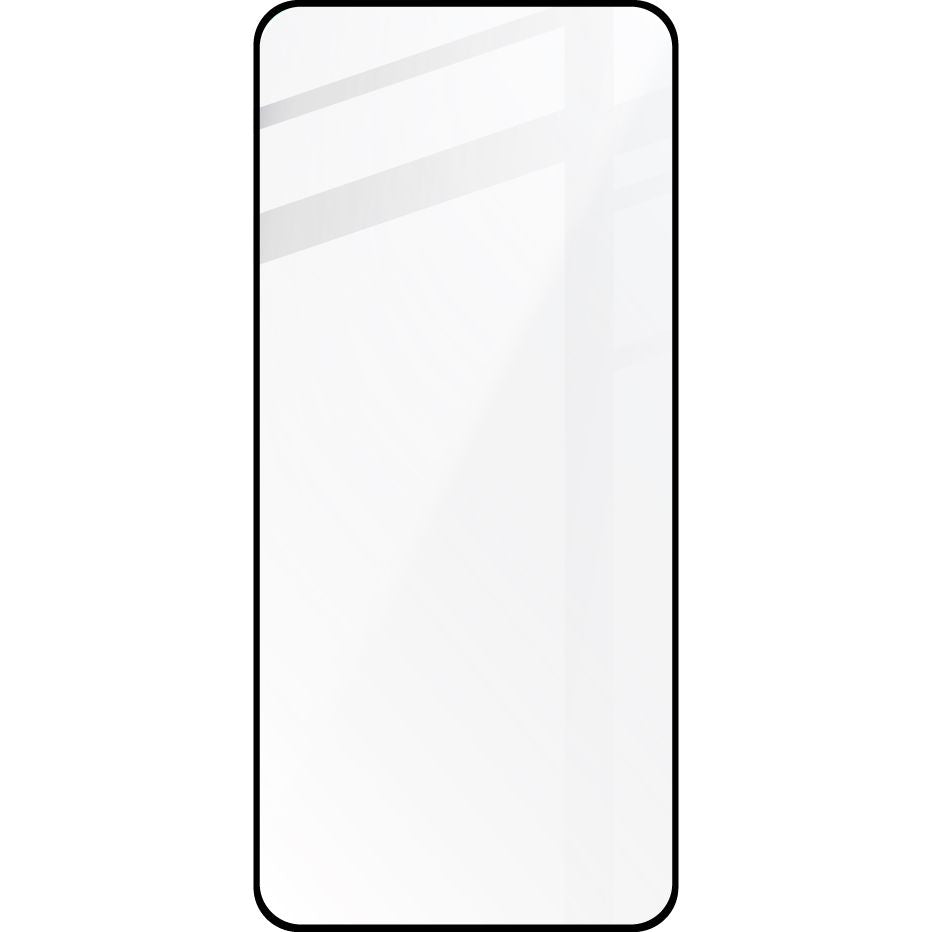 Gehärtetes Glas Bizon Glass Edge - 2 Stück + Kameraschutz, Xiaomi 12T, Schwarz