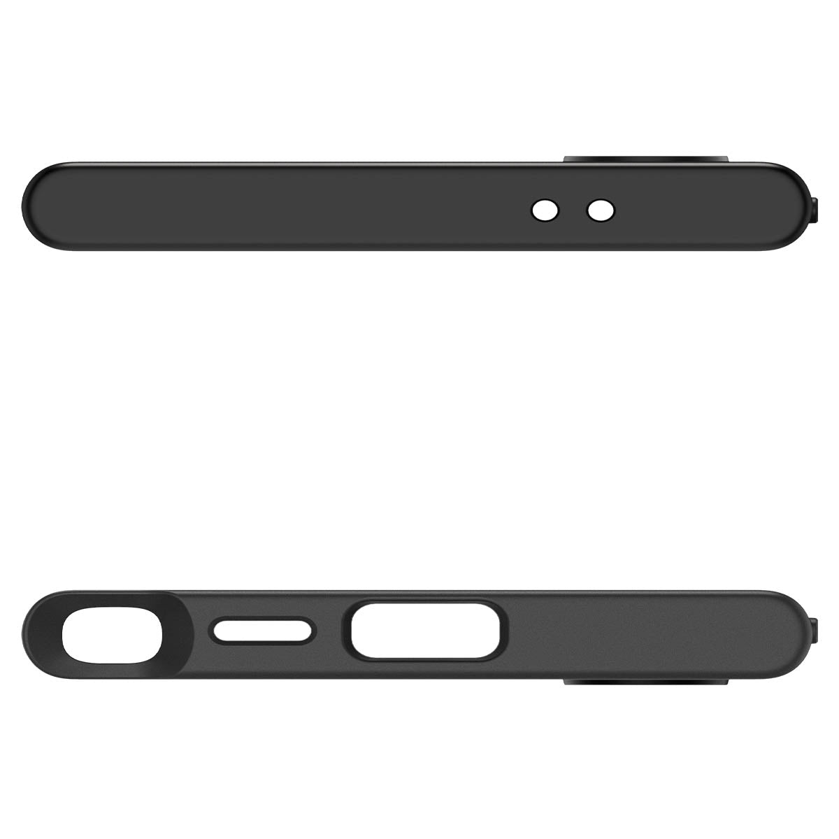 Schutzhülle für Galaxy S24 Ultra, Spigen Neo Hybrid, Schwarz