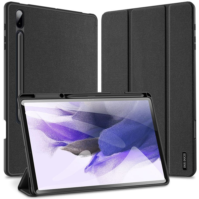 Schutzhülle Dux Ducis Domo für Galaxy Tab S7 FE 12.4, schwarz