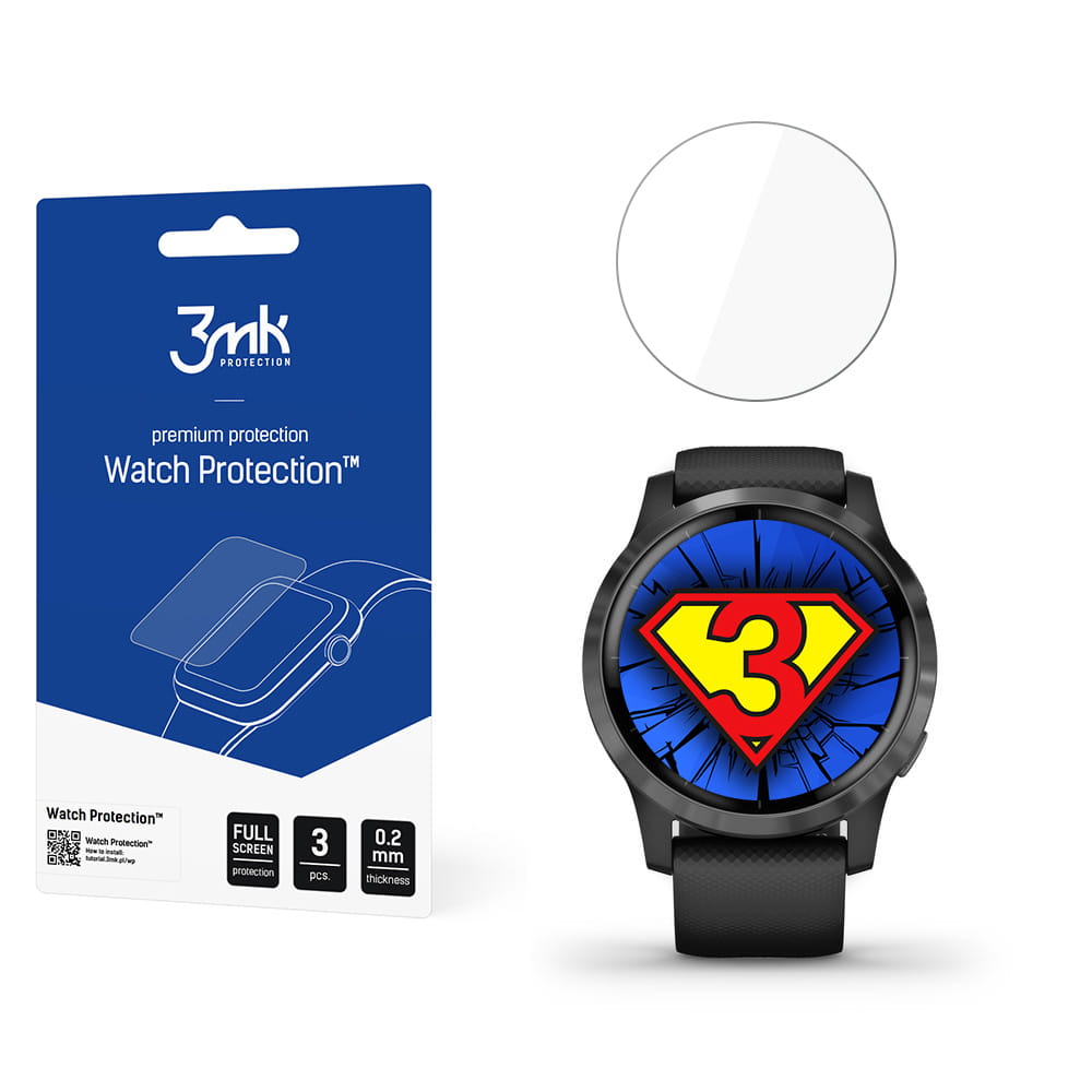 Schutzfolie 3mk Watch Protection für Garmin Vivoactive 4, 3 Stück