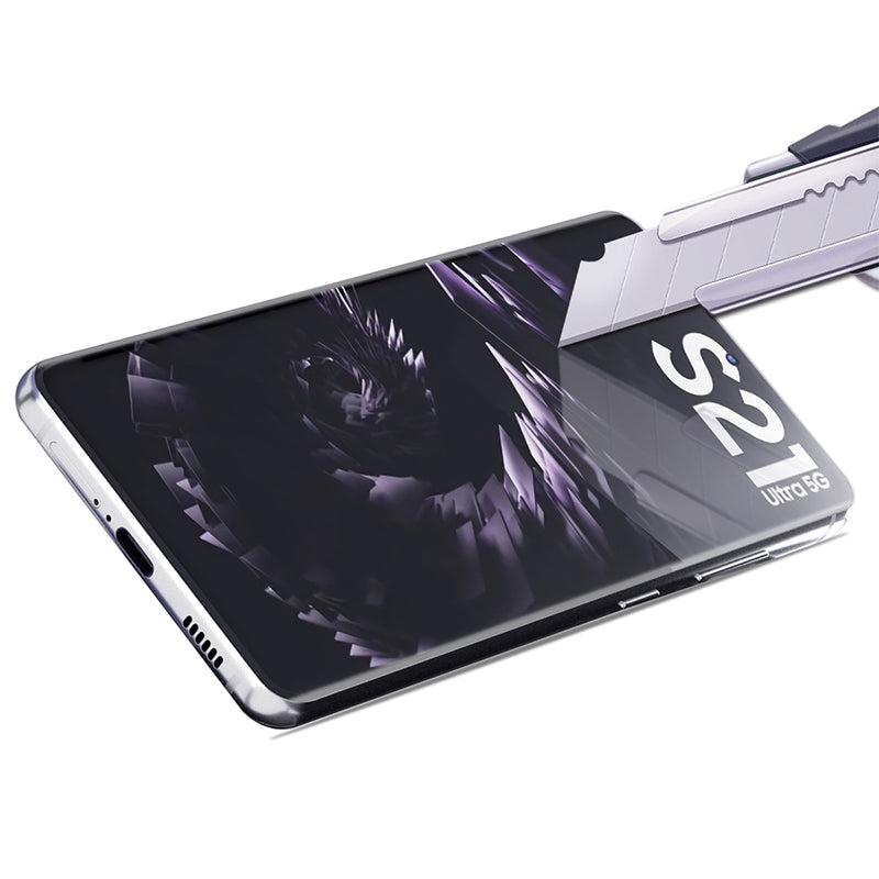 Gehärtetes Glas Mocolo TG+ FG 3D für Galaxy S21 Ultra schwarzer Rahmen