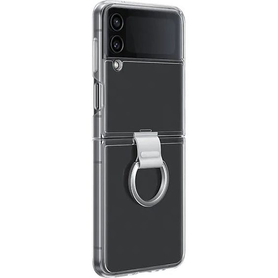 Schutzhülle Samsung Clear Cover Ring für Galaxy Z Flip4, transparent