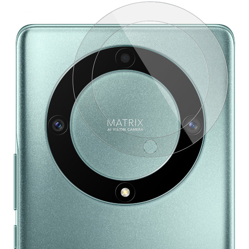 Gehärtetes Glas für die Kamera Bizon Glass Lens für Honor Magic5 Lite, 2 Stück