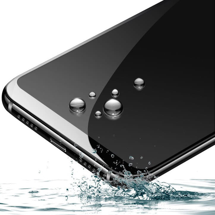 Gehärtetes Glas Bizon Glass Edge 2 für Galaxy S23 Plus, schwarz
