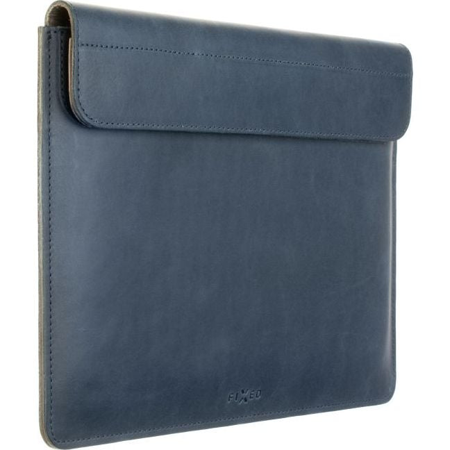 Leder-Schutzhülle Fixed Oxford für Apple MacBook Air 15.3" M4 / M3 / M2, Dunkelblau