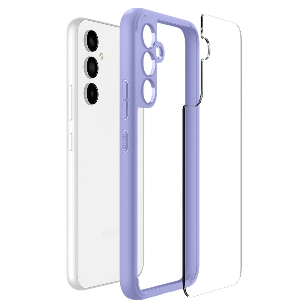 Schutzhülle Spigen Ultra Hybrid für Galaxy A54 5G, Transparent/Violett