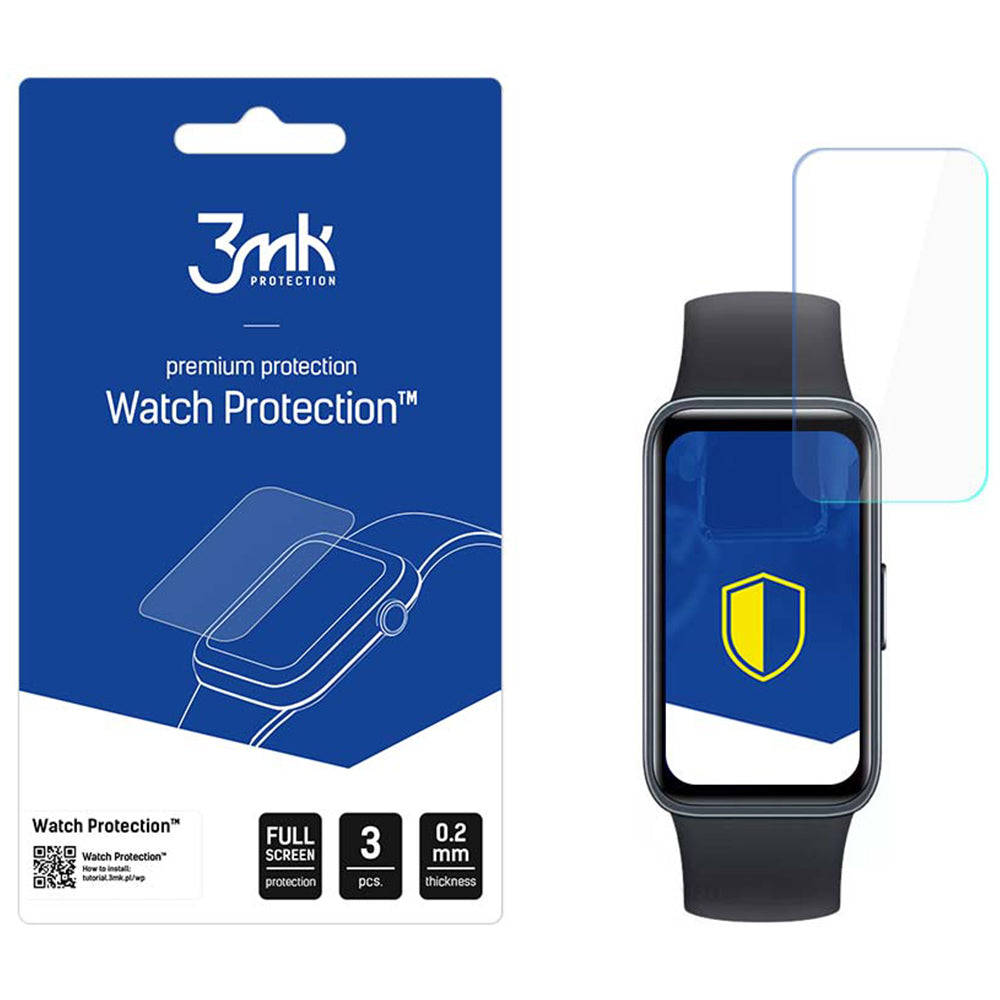 Schutzfolie 3mk Watch Protection für Huawei Band 8, 3 Stück