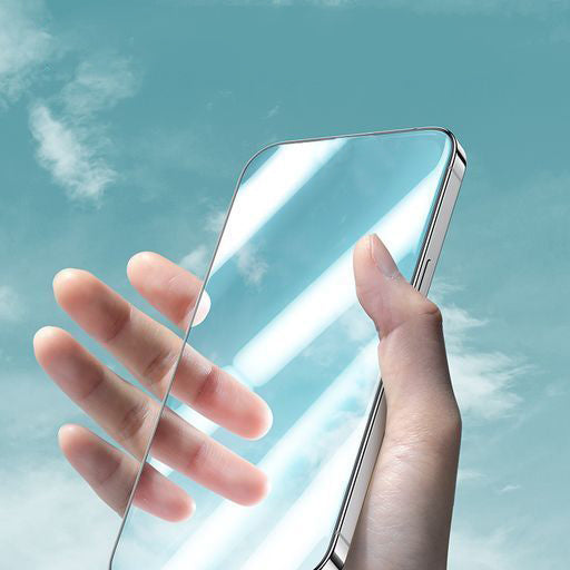 Gehärtetes Glas Benks Glass Warrior AR für Apple iPhone 14 Pro, Schwarzer Rahmen