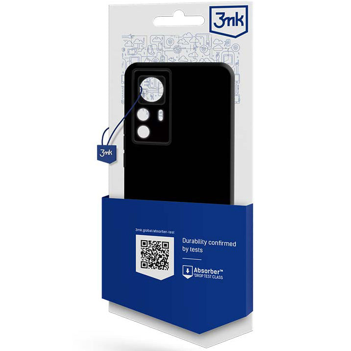 Schutzhülle 3mk Matt Case für Xiaomi 12T / 12T Pro, Schwarz