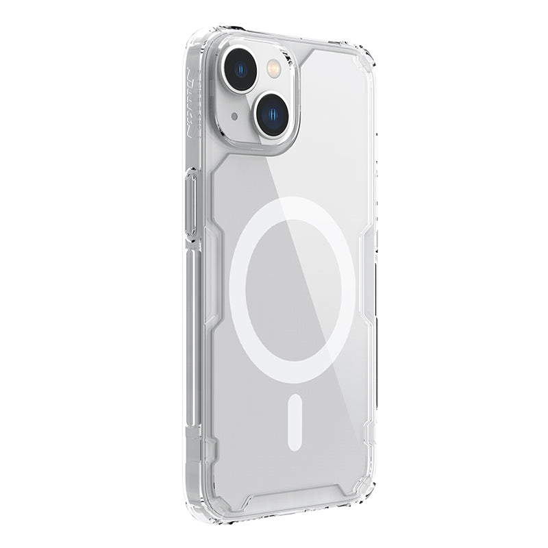 Schutzhülle Nillkin Nature TPU Pro Magnetic für iPhone 14, Weiß