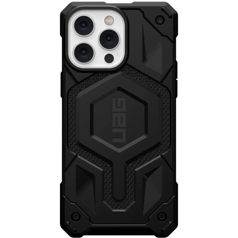 Schutzhülle Urban Armor Gear Monarch Pro Kevlar MagSafe für iPhone 14 Pro Max, Schwarz