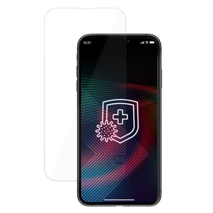 Antimikrobielle Schutzfolie 3MK Silver Protection+ für iPhone 14 / 14 Pro