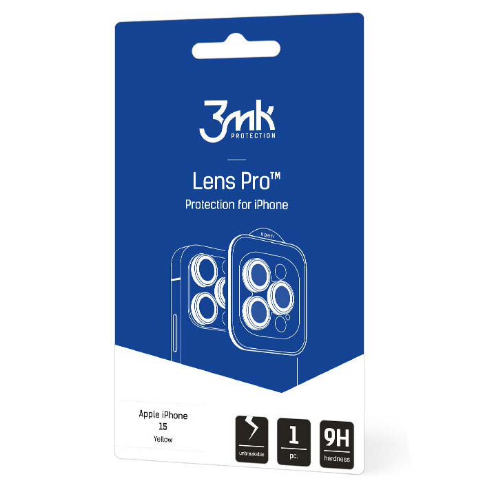 Objektivschutz 3mk Lens Protection Pro für iPhone 15, Rosa
