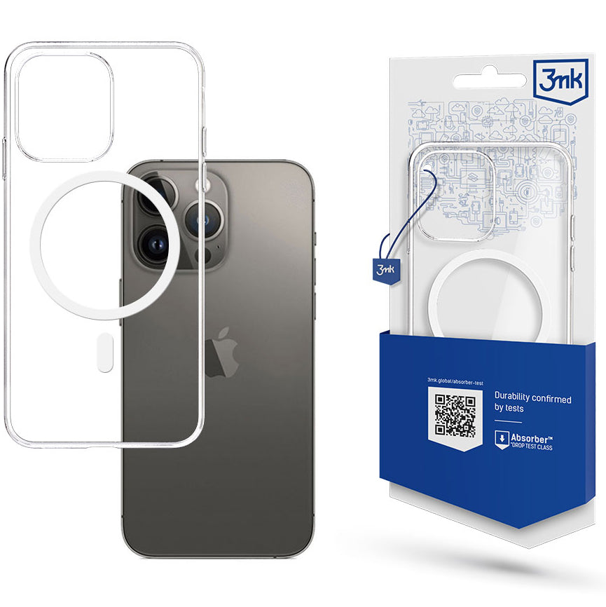 Schutzhülle 3mk Mag Case für Apple iPhone 15 Pro, Transparent