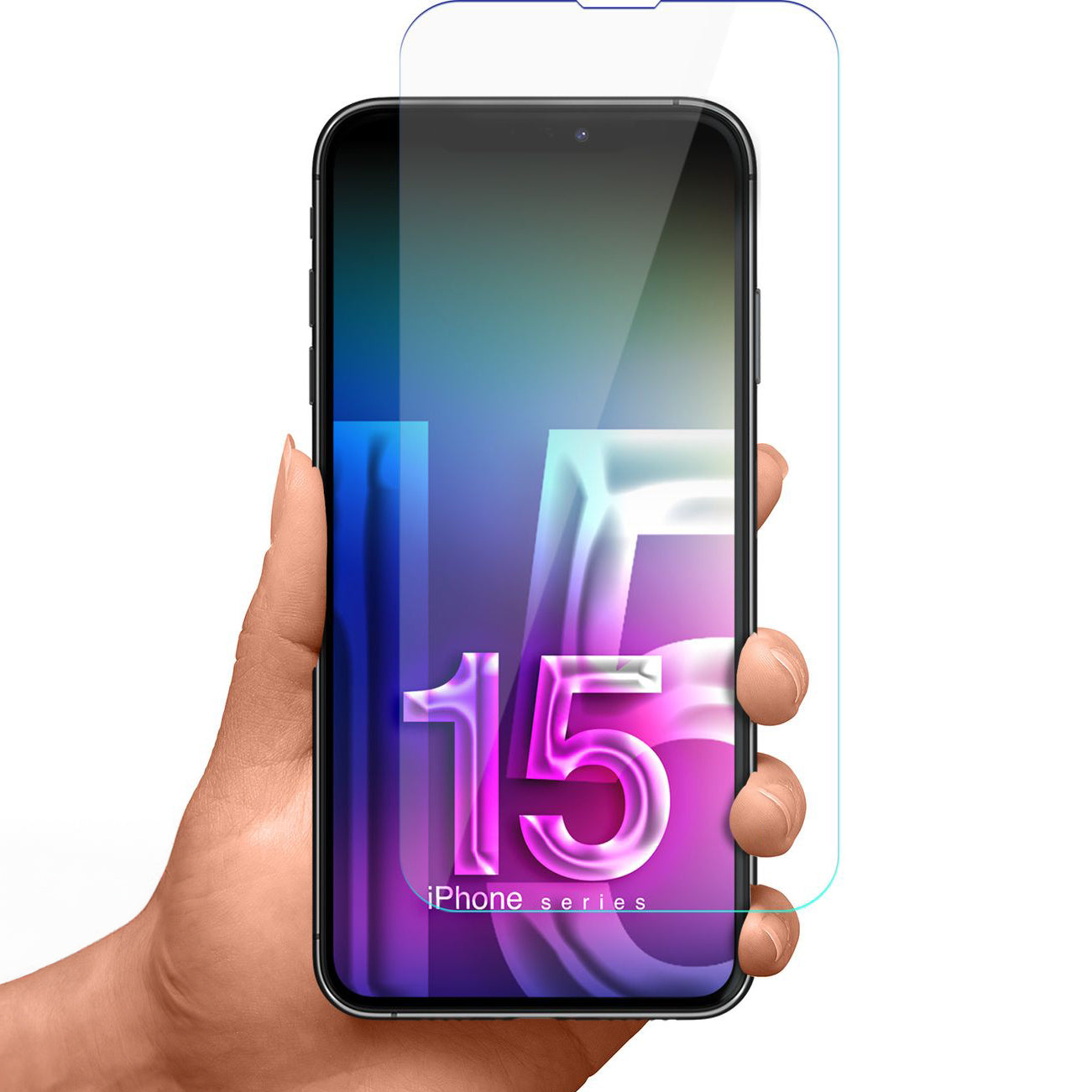Hybridglas 3mk Flexible Glass für iPhone 15 Pro Max