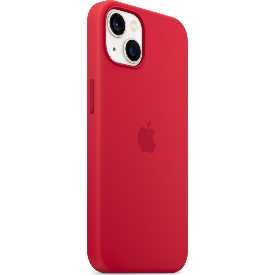 Schutzhülle für iPhone 13, Apple Silicone Case MagSafe, Rot