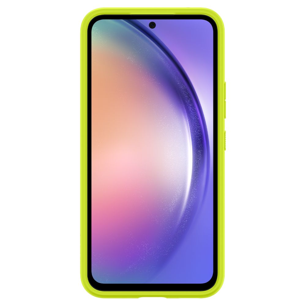 Schutzhülle Spigen Ultra Hybrid für Galaxy A54 5G, Transparent/Limette
