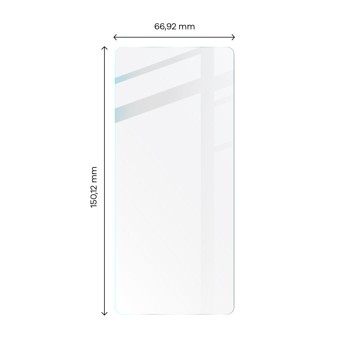 Gehärtetes Glas Bizon Glass Clear 2 für Pixel 7