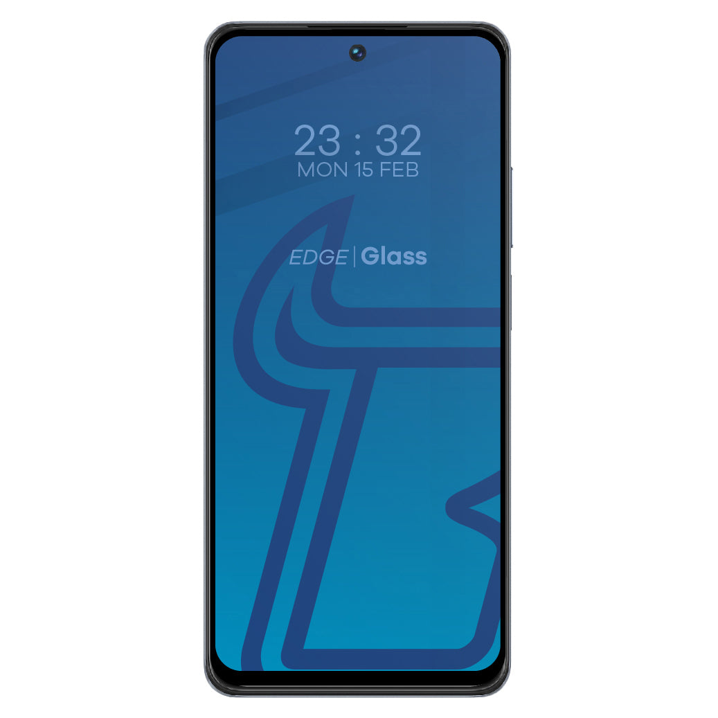 Gehärtetes Glas Bizon Glass Edge 2 für Realme C55 / OnePlus Nord CE 3 Lite, Schwarz